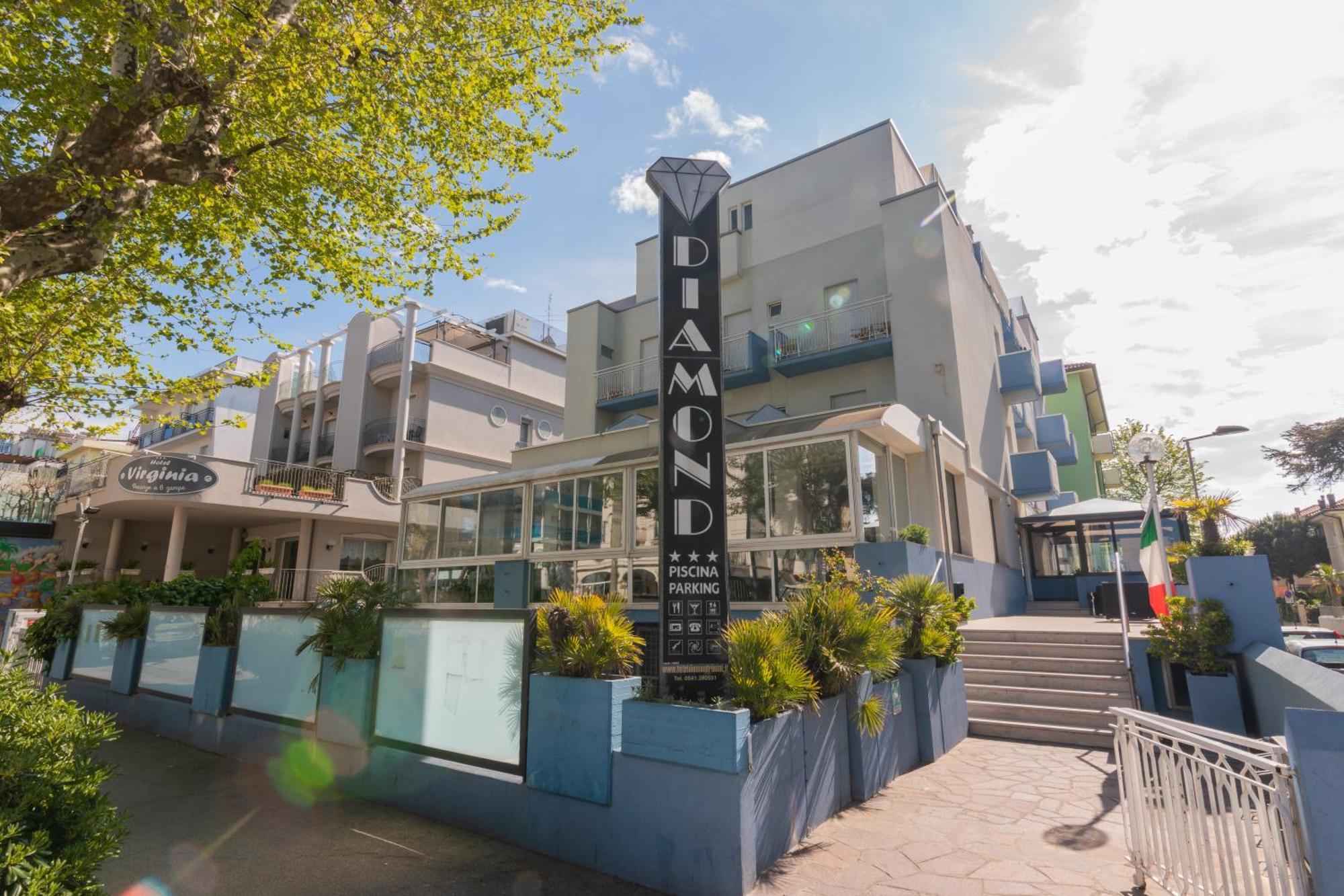 Hotel Diamond リミニ エクステリア 写真