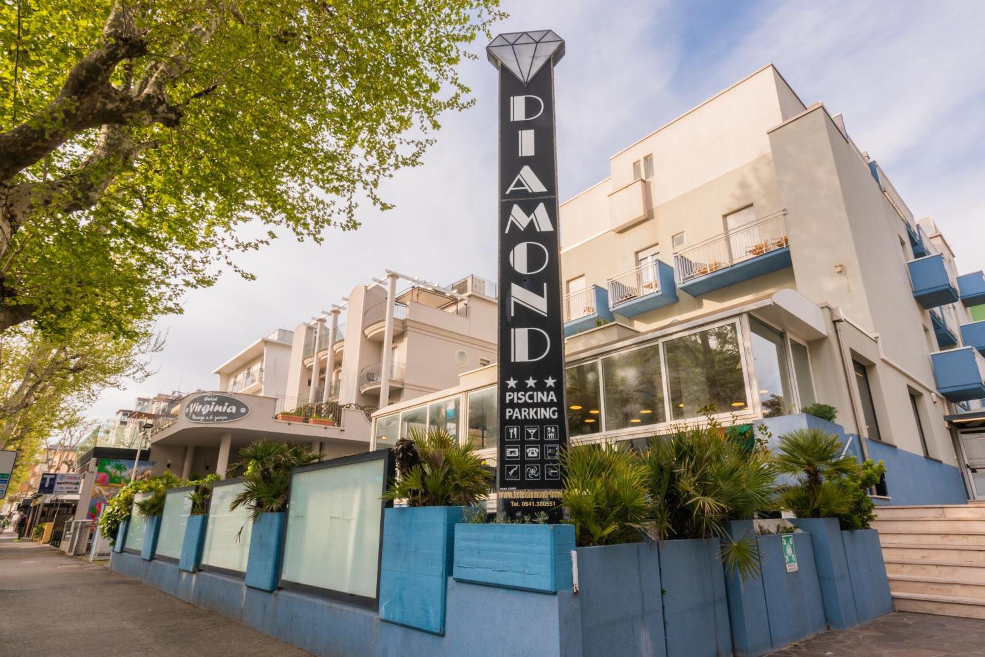 Hotel Diamond リミニ エクステリア 写真