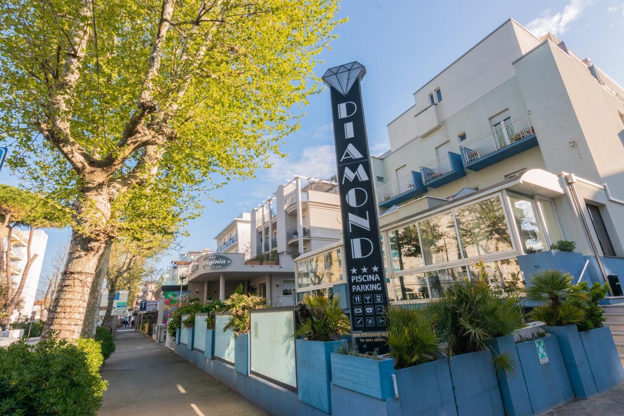 Hotel Diamond リミニ エクステリア 写真