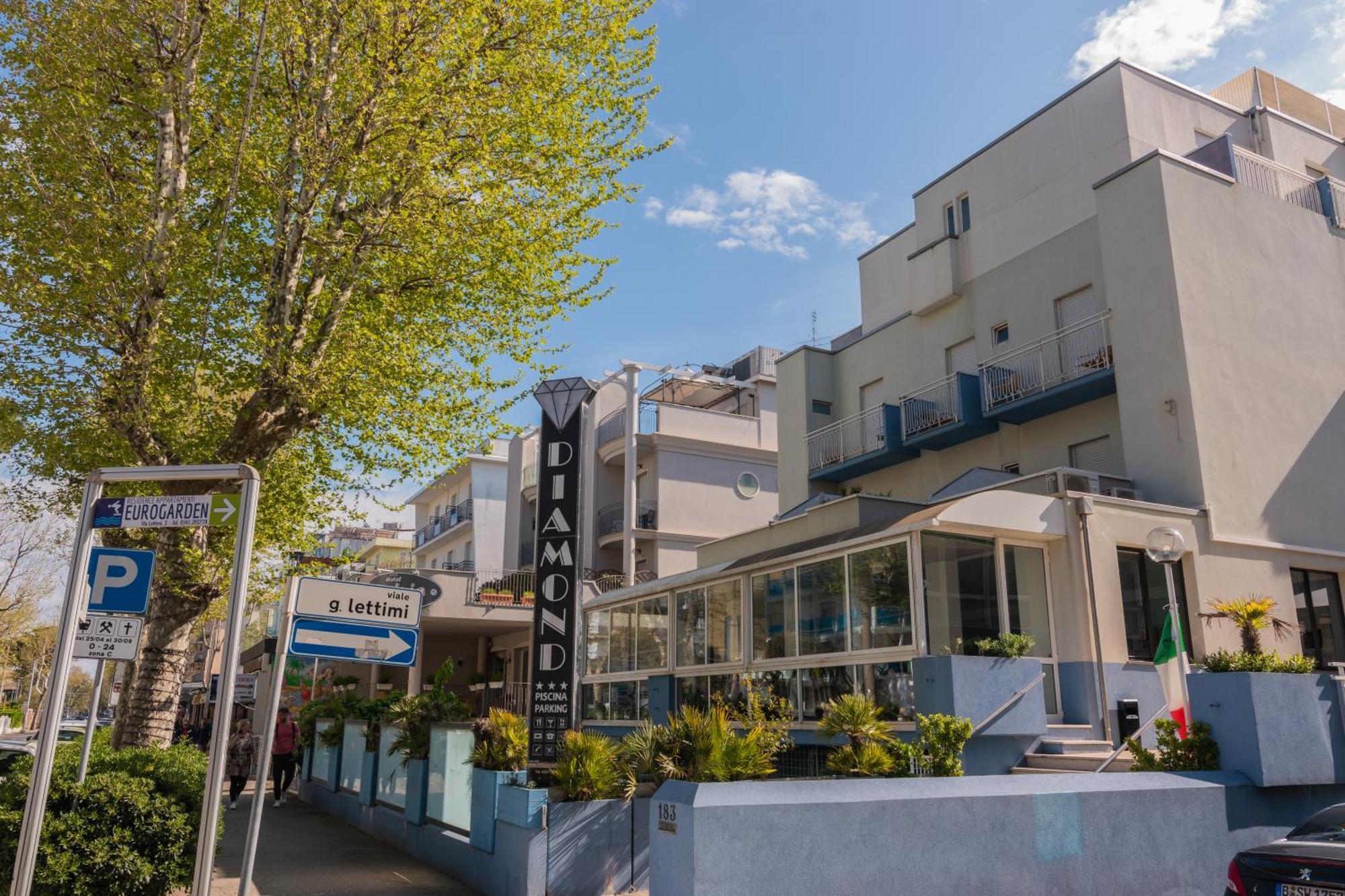 Hotel Diamond リミニ エクステリア 写真