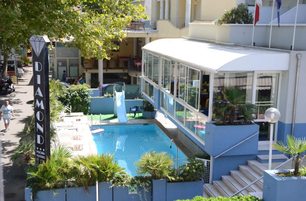 Hotel Diamond リミニ エクステリア 写真