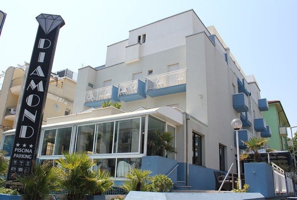Hotel Diamond リミニ エクステリア 写真